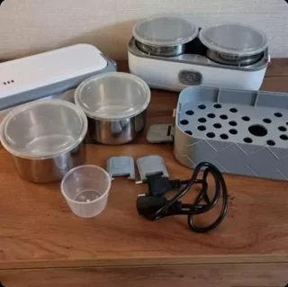 ظرف غذای برقی دو طبقه