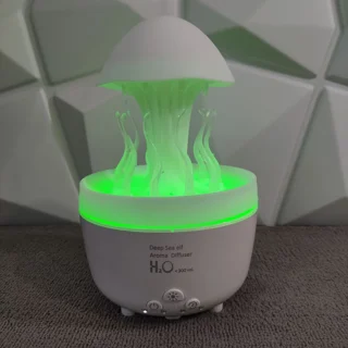 بخور سرد باران زا مدل چتر با نورپردازی و مخزن 300 میلی‌