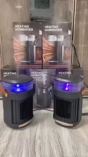 بخاری رومیزی مجهز به فن هوشمند و چراغ خواب با کنترل از راه دور